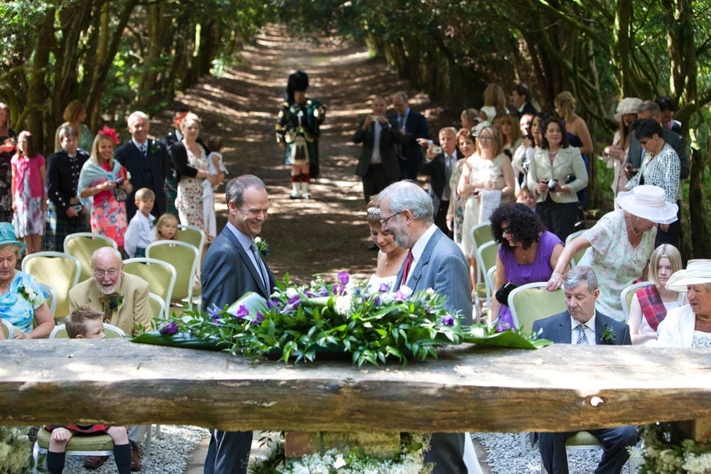 A wedding taking place at the Altar